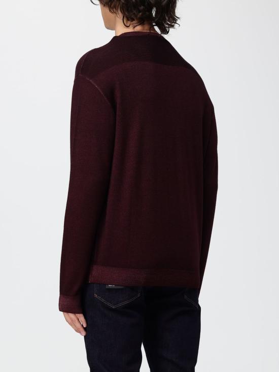 26FW 엠포리오 아르마니 스웨터 EM006263AF29805 UA331 Burgundy - EMPORIO ARMANI