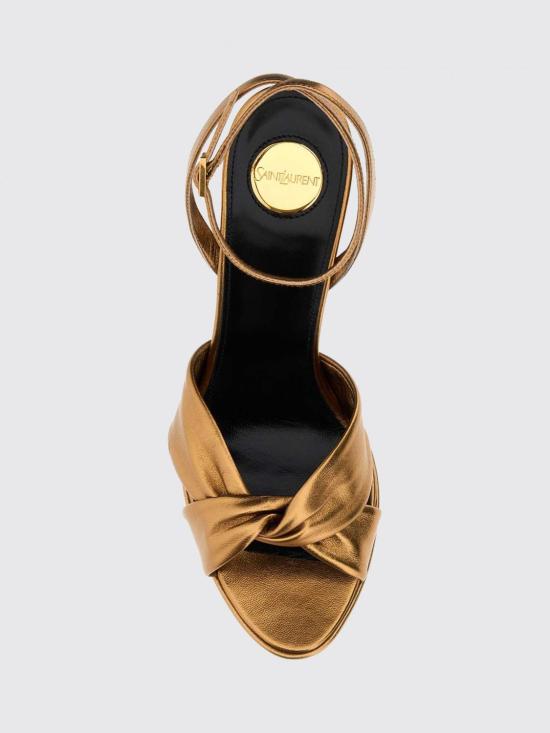 26FW 생로랑 힐/펌프스 869730AAGWT 7605 Gold - SAINT LAURENT
