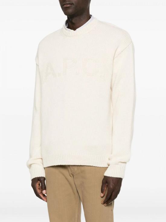 26FW 아페쎄 스웨터 WOATJH23506 AAD White - A.P.C.