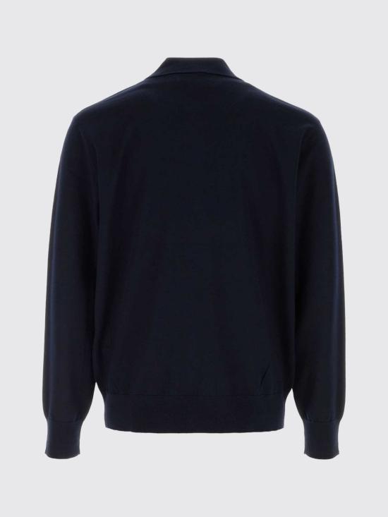 26FW 드리스 반 노튼 폴로 티셔츠 2620212054700 509 Navy - DRIES VAN NOTEN