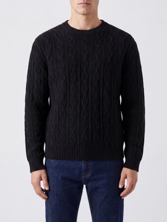 26FW 더로우 내니 스웨터 R001259Y120 BLK Black