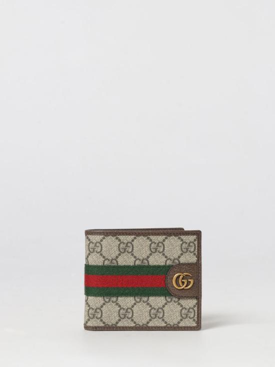 26SS 구찌 GG 마몽 레더 카드 케이스 834792FAEOI 9746 Brown