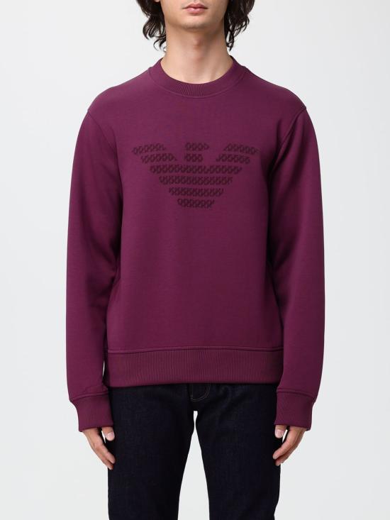26FW 엠포리오 아르마니 긴팔 티셔츠 EM006841AF10013 MA174 Burgundy