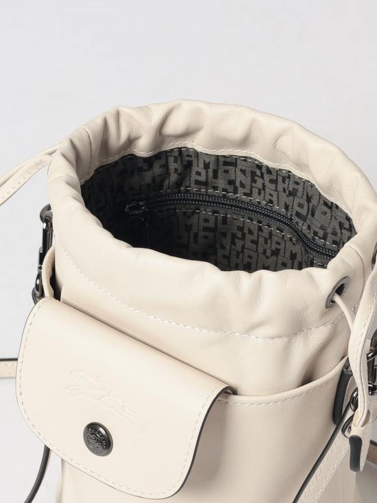 26FW 롱샴 르 플리아쥬 엑스트라 XS 버킷백 10317987 555 Yellow Cream - LONGCHAMP