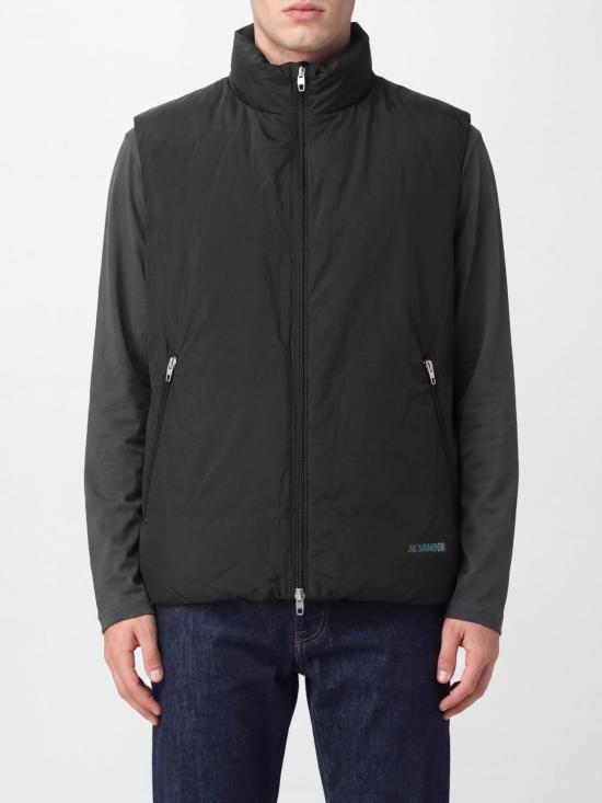 26FW 질샌더 베스트 J22AF0125J70207 001 Black