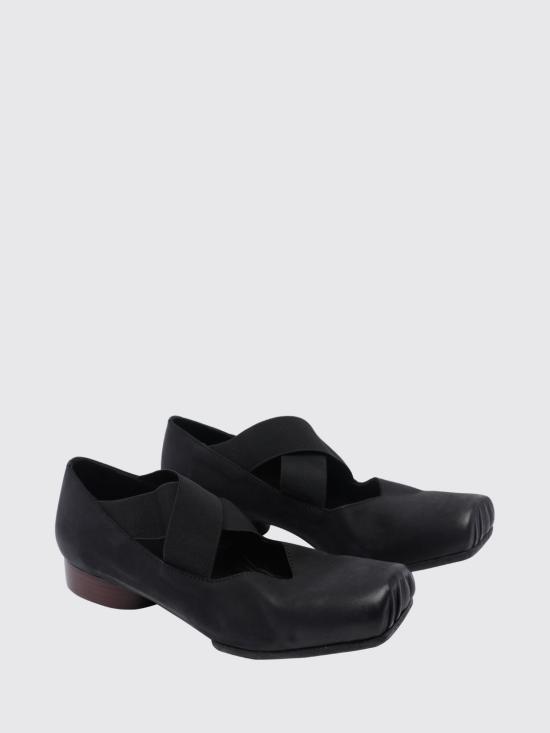 26FW 우마 왕 플랫 슈즈 US9006 UW097 Black - UMA WANG
