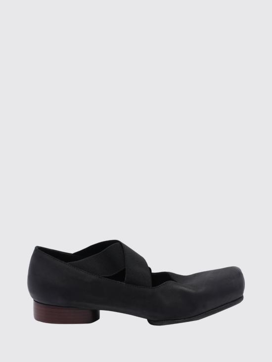 26FW 우마 왕 플랫 슈즈 US9006 UW097 Black