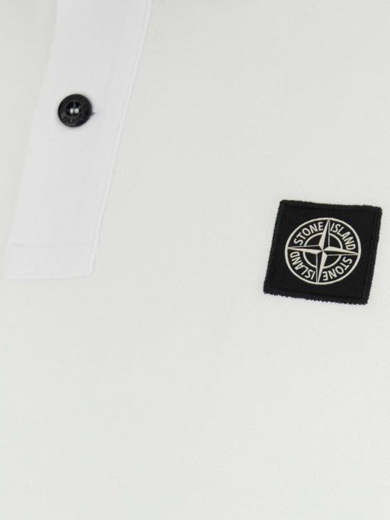 26FW 스톤 아일랜드 폴로 티셔츠 2200008S0017 V1001 White - STONE ISLAND