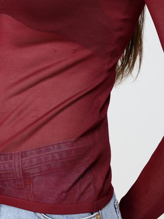 26FW 짐머만 탑 0227TF26R BDX Burgundy - ZIMMERMANN