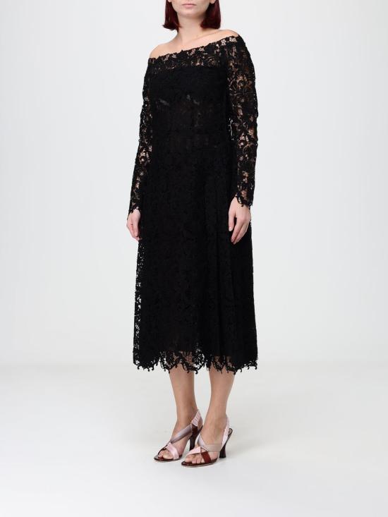 26FW 펜디 롱 원피스 FDD662B1U2 F0QA1 Black - FENDI