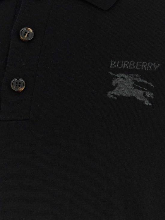 26FW 버버리 폴로 티셔츠 8127581 Black - BURBERRY