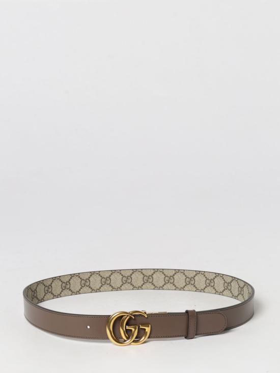 26SS 구찌 GG 마몽 리버시블 벨트 65941792TIC 8358 Beige - GUCCI