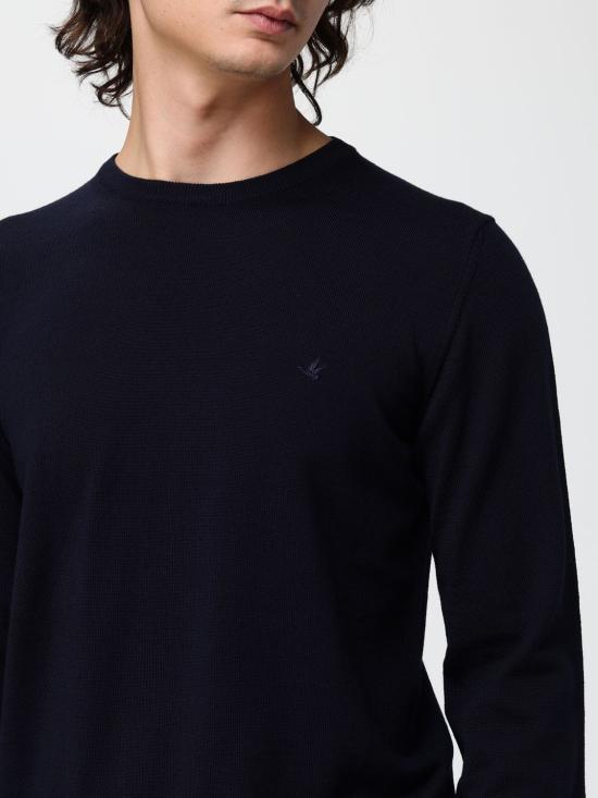 26FW 브룩스 필드 스웨터 203EP001 V0083 Navy - BROOKSFIELD