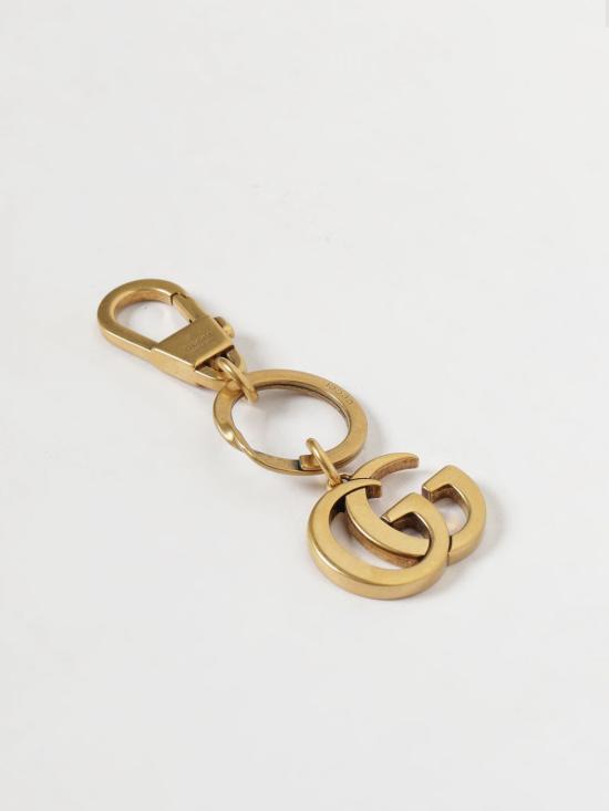 26SS 구찌 더블 G 키체인 817379J160T 8233 Gold - GUCCI