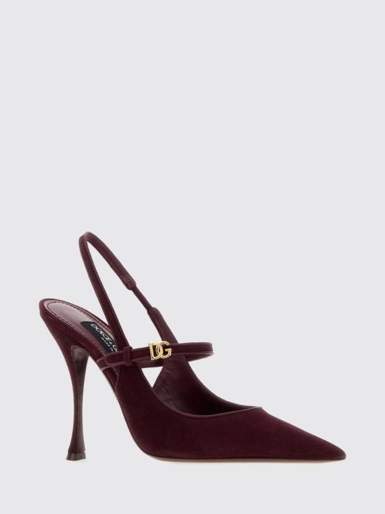 26FW 돌체앤가바나 힐/펌프스 CG0971AQ134 8B517 Burgundy - DOLCE & GABBANA