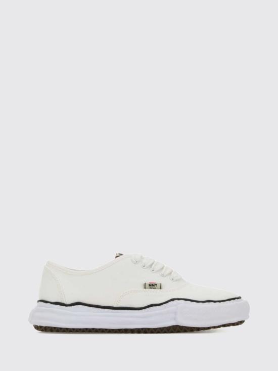 26FW 메종 미하라 야스히로 베이커 OG 솔 캔버스 로우 컷 A02FW704 White