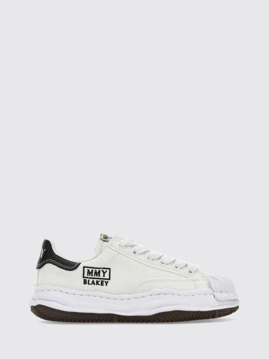 26FW 메종 미하라 야스히로 블레이키 OG 솔 캔버스 로우탑 스니커즈 A08FW735 662 White