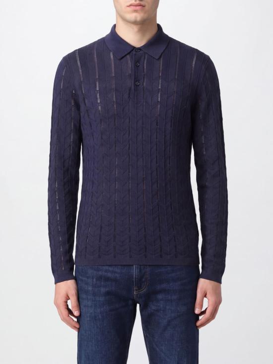 26FW 엠포리오 아르마니 폴로 티셔츠 EM006262AF29854 UB109 Blue