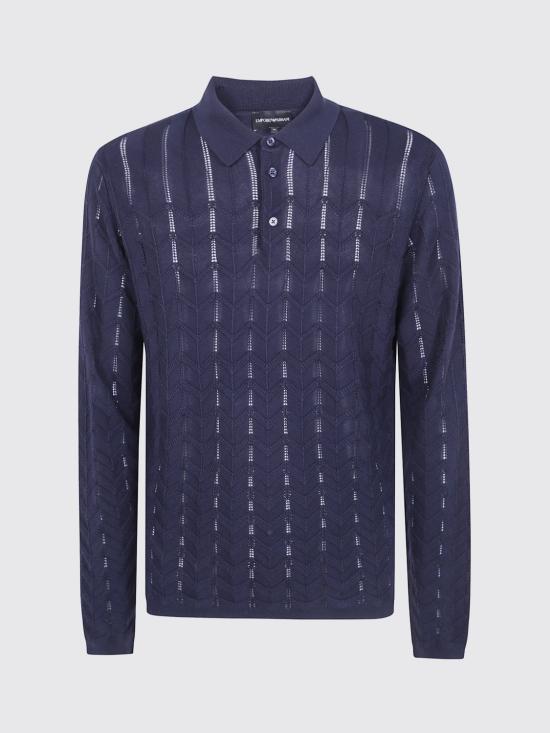 26FW 엠포리오 아르마니 폴로 티셔츠 EM006262AF29854 UB109 Blue - EMPORIO ARMANI