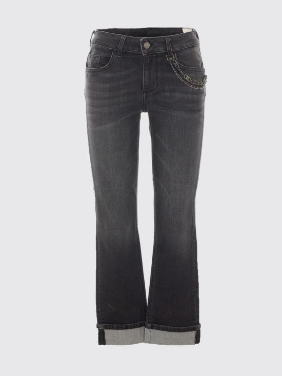 26FW 리우조 데님 팬츠 UF6006D4797 87507 Black - LIU JO