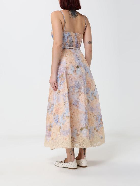 26FW 짐머만 롱 원피스 0324DF261 BLHYD Blue - ZIMMERMANN