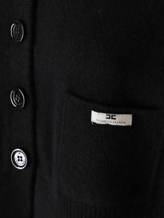 26FW 엘리자베타프랜치 스웨터 MK12T66E2 110 Black - ELISABETTA FRANCHI