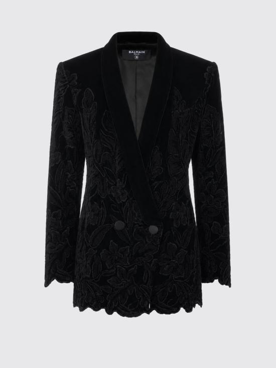 26FW 발망 자켓 HF1SJ151MI64 EAP Black - BALMAIN