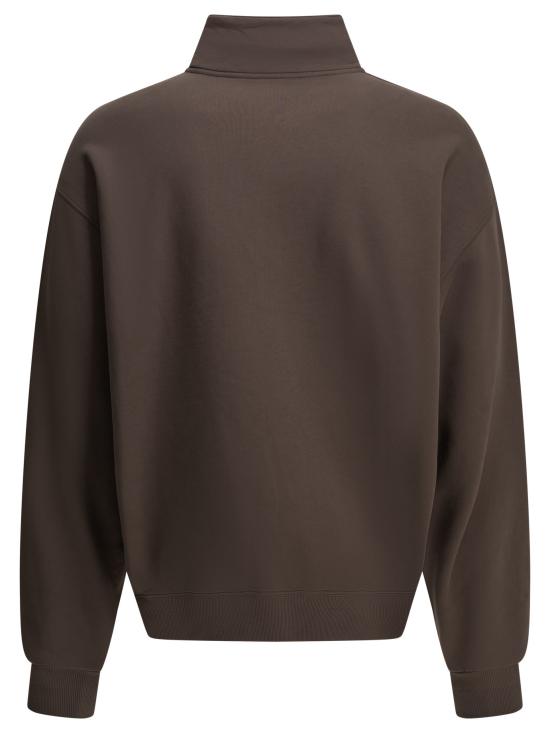 26FW 자크뮈스 하프 집업 스웨트 셔츠 SSM00313AJ00174BROWN - JACQUEMUS