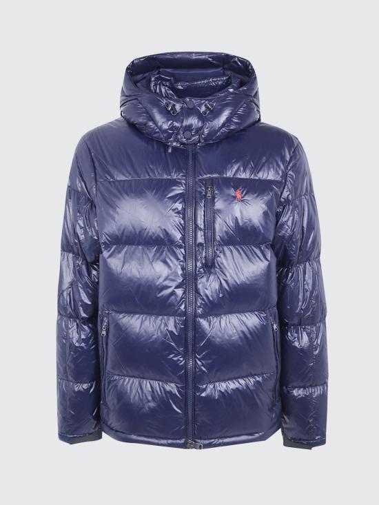 26FW 폴로 랄프로렌 고햄 글로시 다운 자켓 710968281 002 Blue - POLO RALPH LAUREN