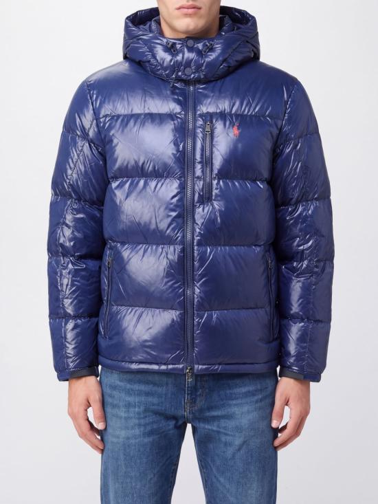 26FW 폴로 랄프로렌 고햄 글로시 다운 자켓 710968281 002 Blue