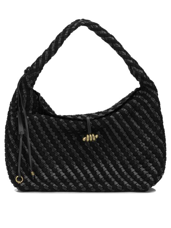 26FW 지아니 끼아리니 숄더백 BS12066 COMMW PLINTAURELIE001 NERO Black