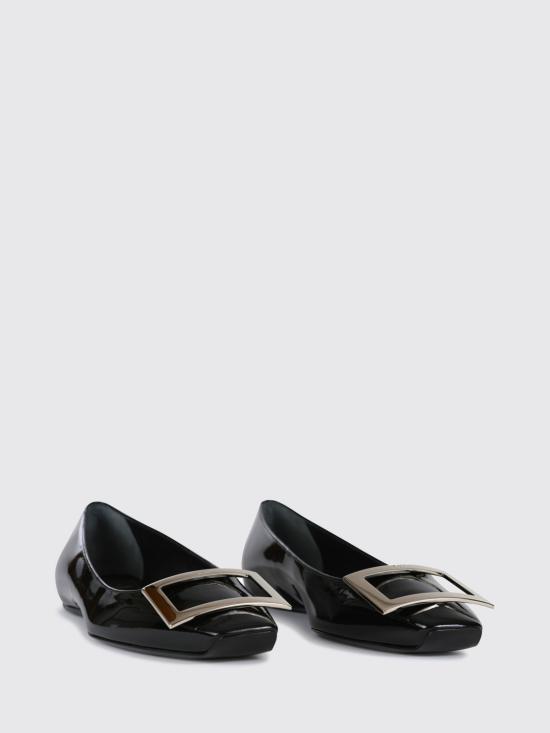 26FW 로저비비에 플랫 슈즈 RVW40415280D1P B999 Black - ROGER VIVIER