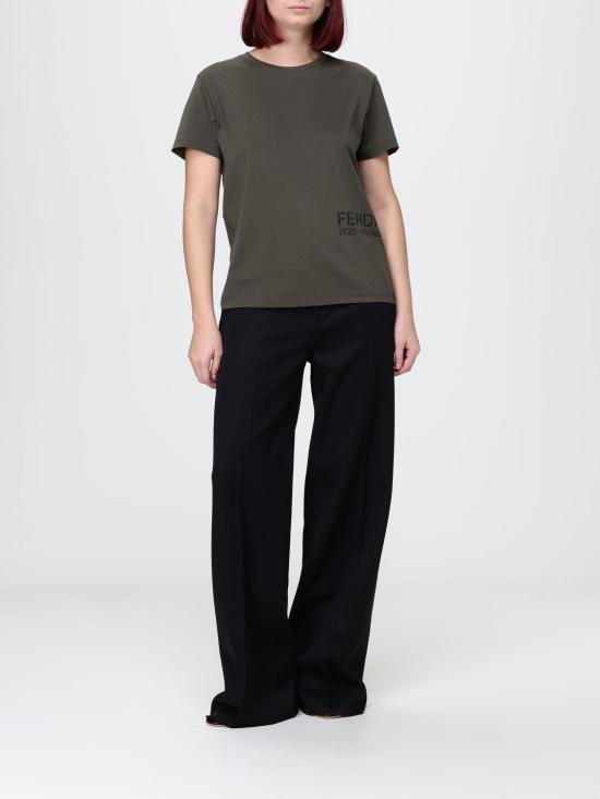 26FW 펜디 반팔 티셔츠 FS6383B19Q F0QQ4 Military - FENDI