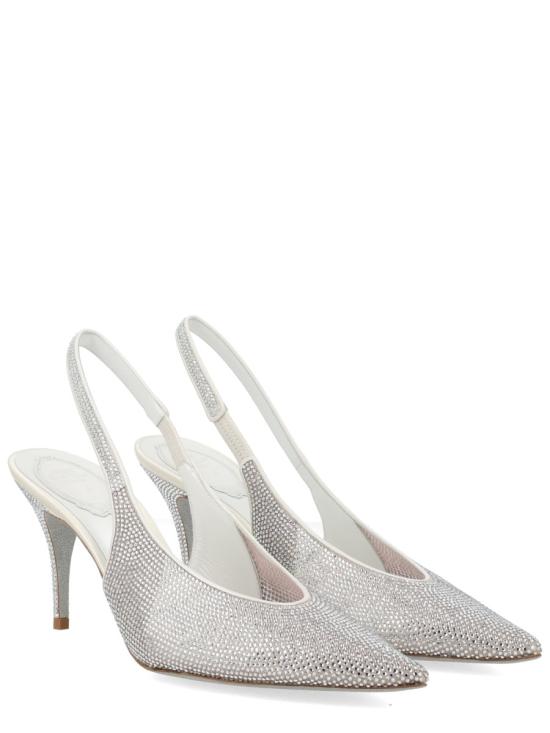 26SS 르네 카오빌라 힐/펌프스 C12648 080CRINV155 SILVER - RENE CAOVILLA