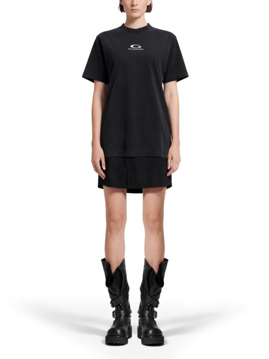 26SS 발렌시아가 원피스 858621 TTVU29374 BLACK - BALENCIAGA