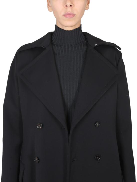  보테가베네타 트렌치 코트 666186 V0IV01000 BLACK - BOTTEGA VENETA