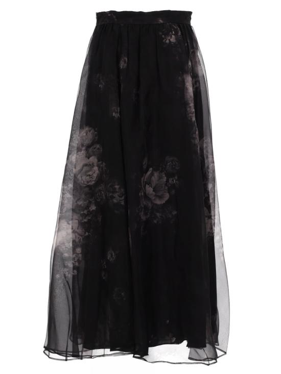 25FW 짐머만 스커트 5350SF251 GSFLT BLACK - ZIMMERMANN