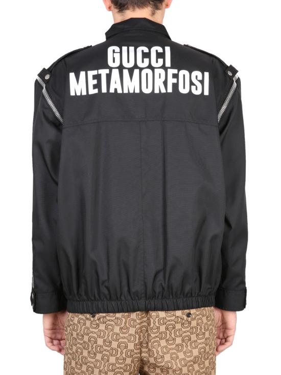  구찌 메타모르포시 디태처블 자켓 714759 ZAHLW1043 BLACK - GUCCI