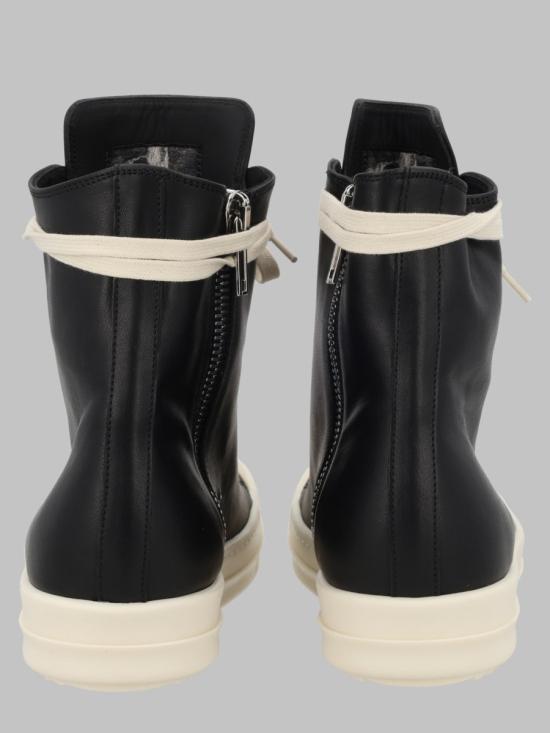 26FW 릭 오웬스 콘코디언 레더 하이탑 스니커즈 RP02F5890 LCO911 BLACK - RICK OWENS