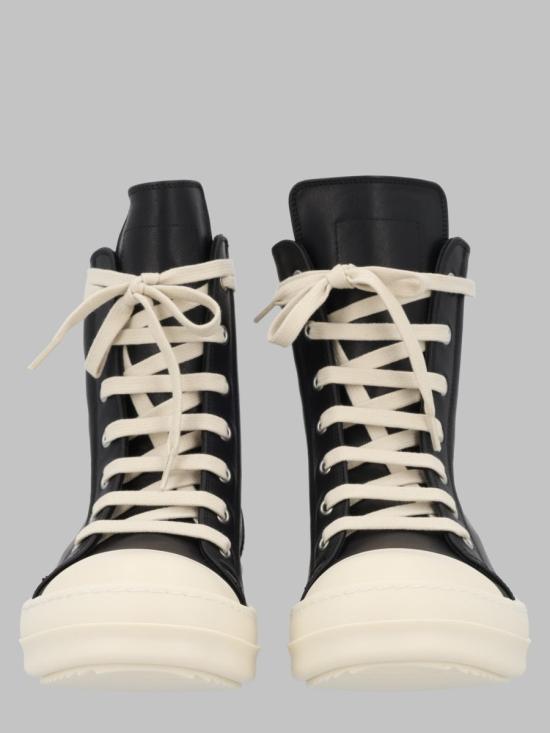 26FW 릭 오웬스 콘코디언 레더 하이탑 스니커즈 RP02F5890 LCO911 BLACK