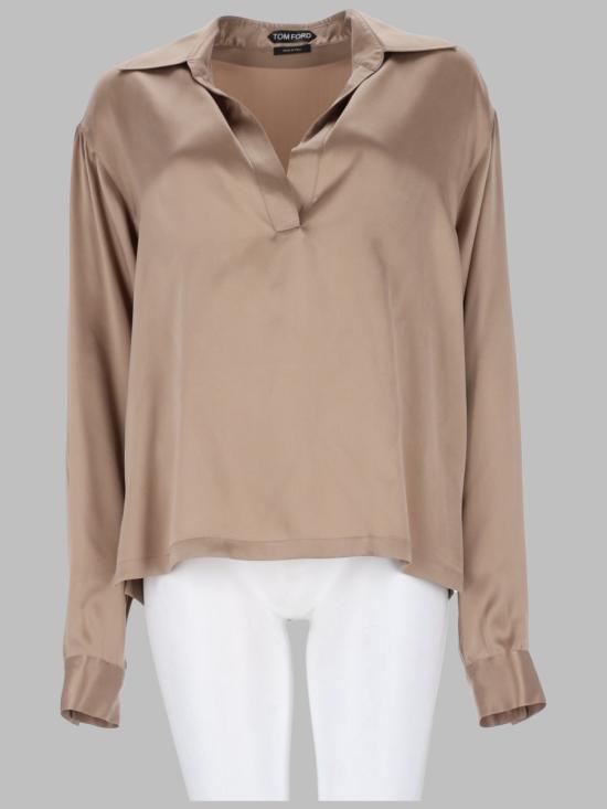 26FW 톰포드 폴로 티셔츠 TS2144 FAX1720JBQ BEIGE