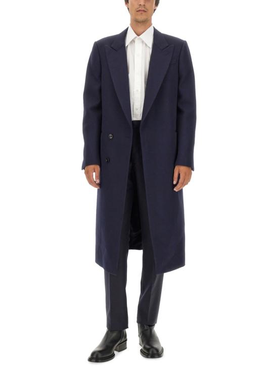  알렉산더 맥퀸 코트 749763 QVU894260 BLUE - ALEXANDER MCQUEEN
