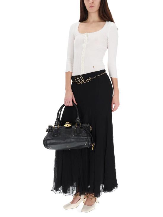 25FW 끌로에 스커트 25WJU20001 001 BLACK - CHLOE