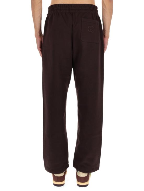 25FW 구찌 브러시드 코튼 저지 조깅 팬츠 848724 XJHKH2093 BROWN - GUCCI