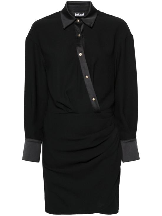  저스트까발리 미디 원피스 75PAO908N0241 899 Black