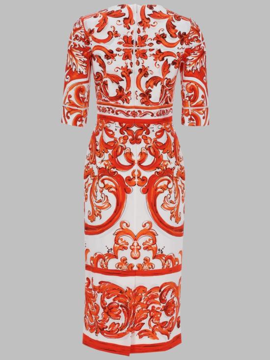 26FW 돌체앤가바나 원피스 F6EAJT GDDRJS9000 ORANGE - DOLCE & GABBANA