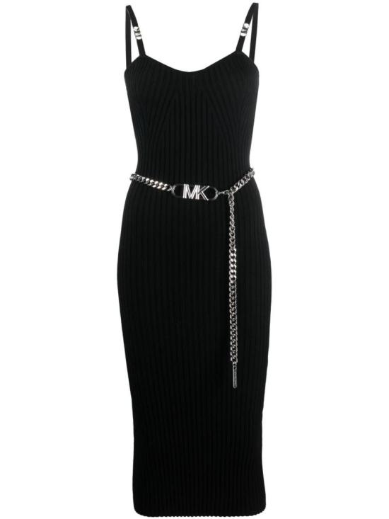  마이클 코어스 롱 원피스 MS381MK33D 001 Black
