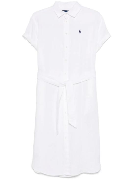  폴로 랄프로렌 미디 원피스 211959912002 White