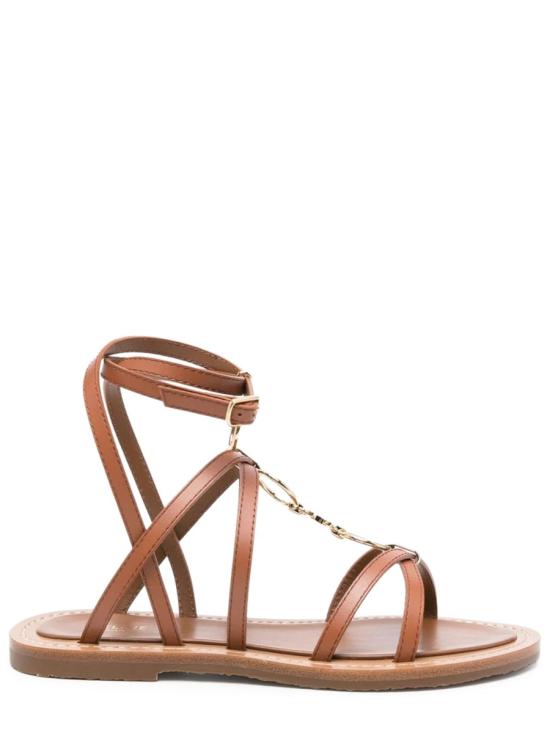 25FW 셀린느 카프스킨 림피아 스트래피 쥬얼 샌들 364163767C 04LU BROWN