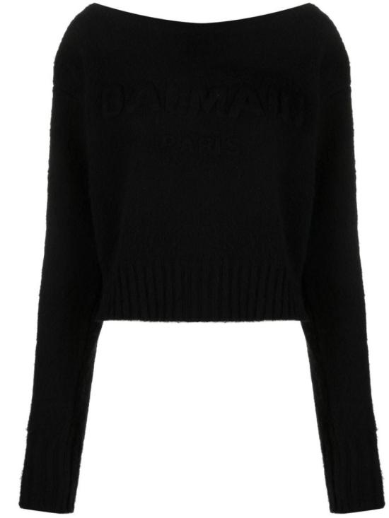  발망 니트웨어 YF1KA022KC26 0PA Black